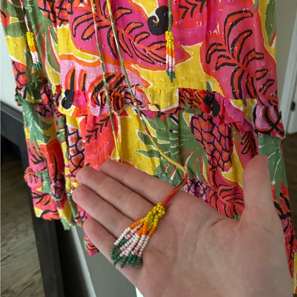 Farm Rio ruffle mini dress - Picture 2 of 3